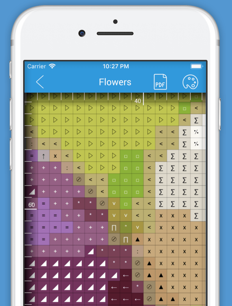 Cross-stitch pattern viewer